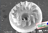 Machined microturbine Machined microturbine